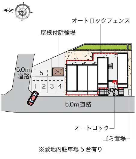 東大和市立野２丁目 月極駐車場